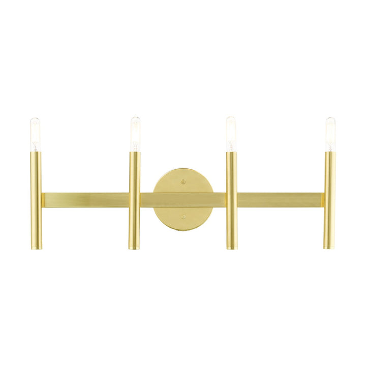 4 Light Satin Brass Ada Vanity Sconce by Livex Lighting