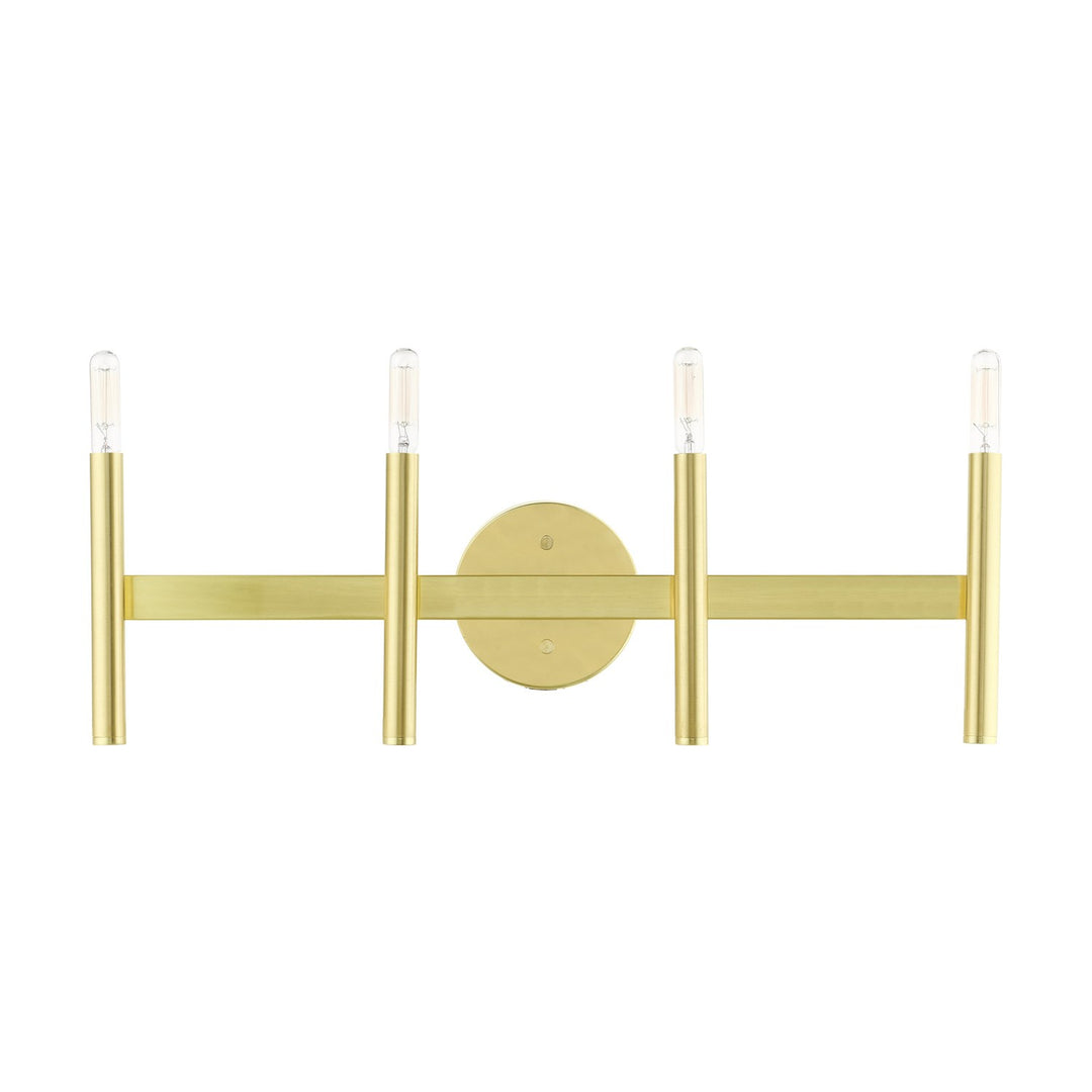 4 Light Satin Brass Ada Vanity Sconce