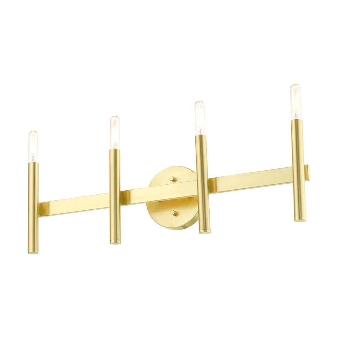4 Light Satin Brass Ada Vanity Sconce