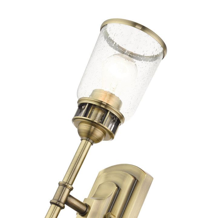 1 Light Antique Brass Single Sconce