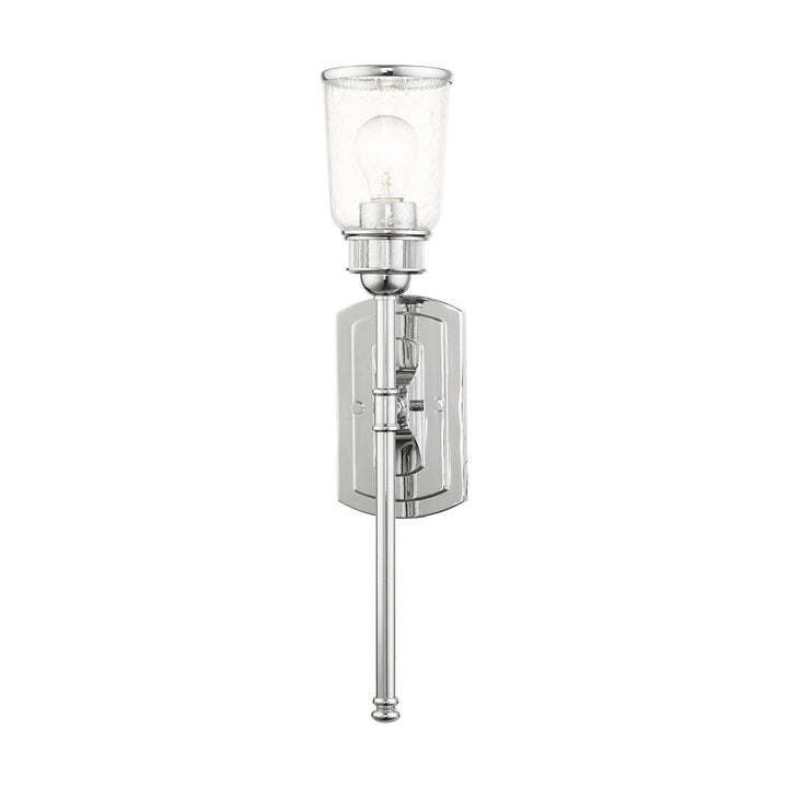 1 Light Polished Chrome Single Sconce
