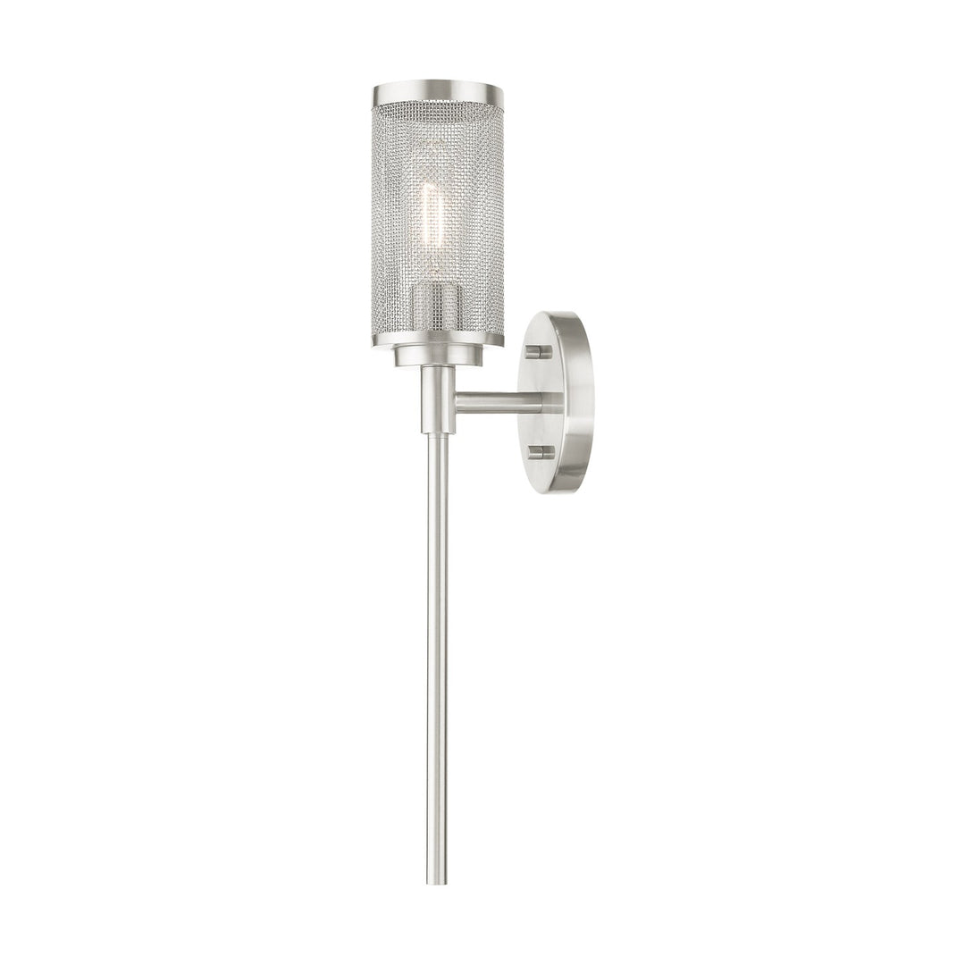 1 Light Brushed Nickel Wall Sconce