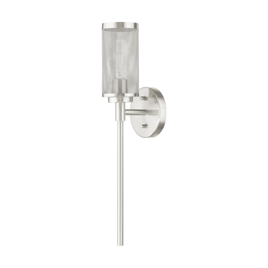 1 Light Brushed Nickel Wall Sconce