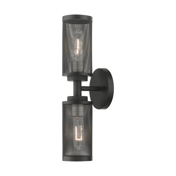 2 Light Black Wall Sconce by Livex Lighting