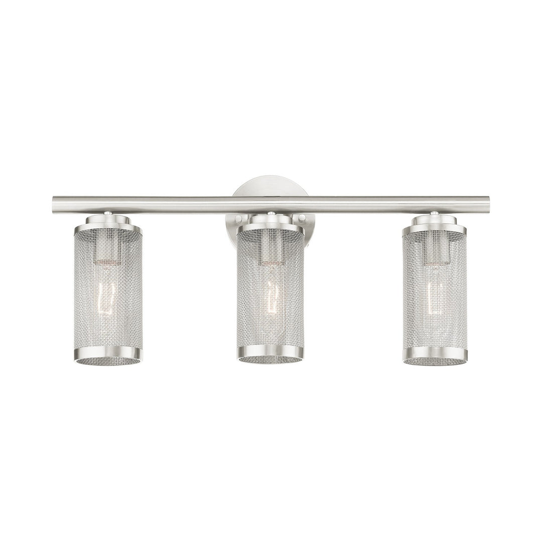 3 Light Brushed Nickel Bath Vanity