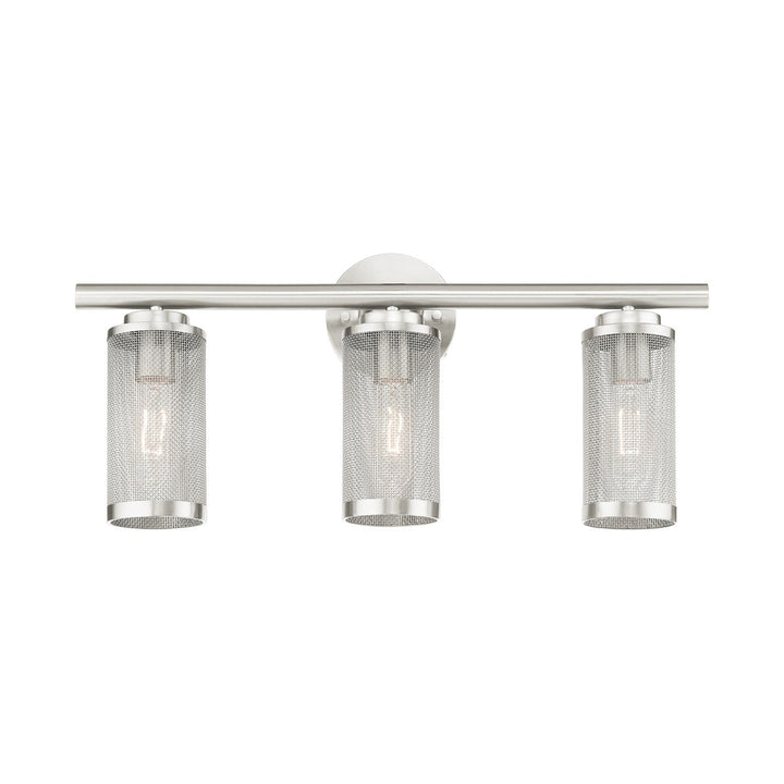 3 Light Brushed Nickel Bath Vanity