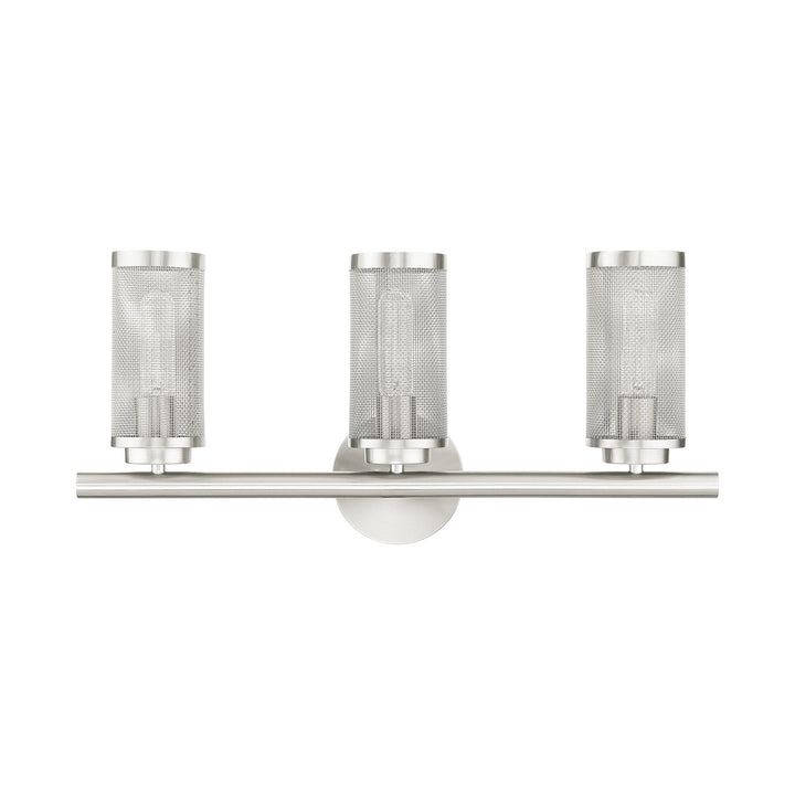 3 Light Brushed Nickel Bath Vanity