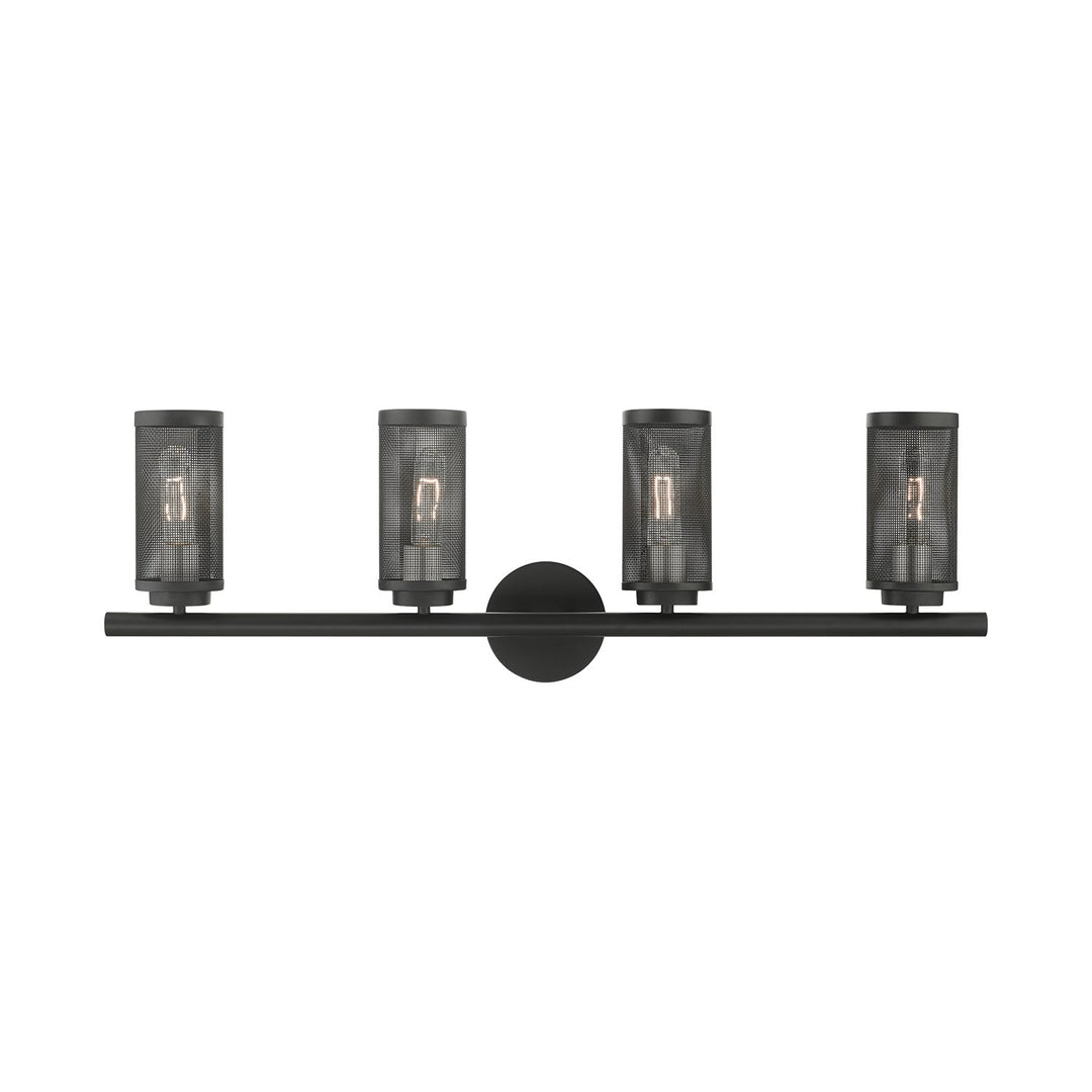 4 Light Black Bath Vanity by Livex Lighting