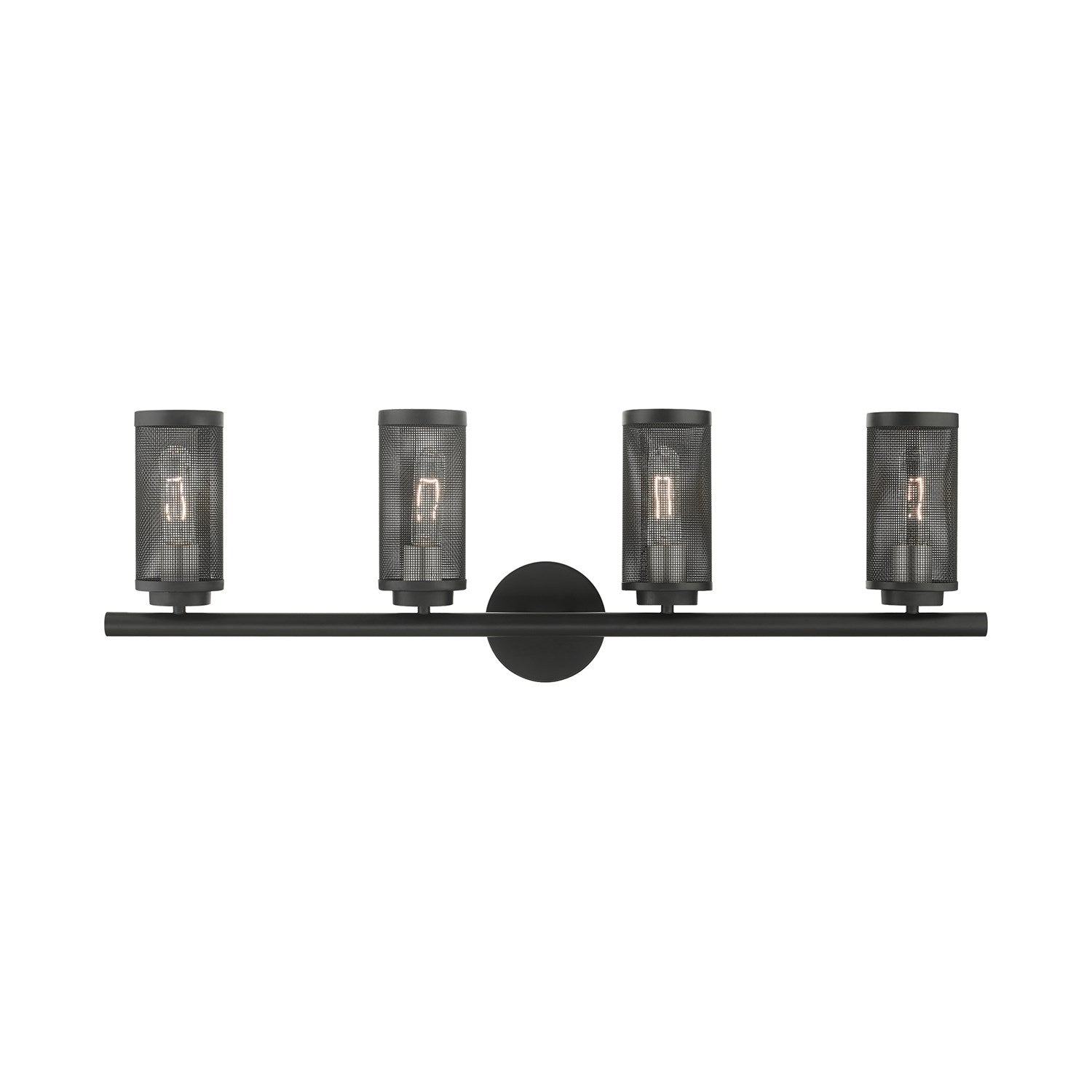 4 Light Black Bath Vanity by Livex Lighting