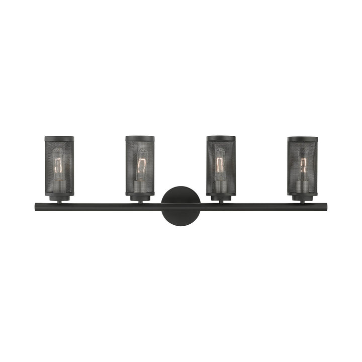 4 Light Black Bath Vanity by Livex Lighting