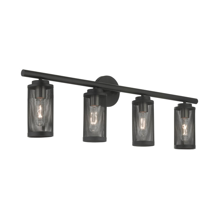 4 Light Black Bath Vanity