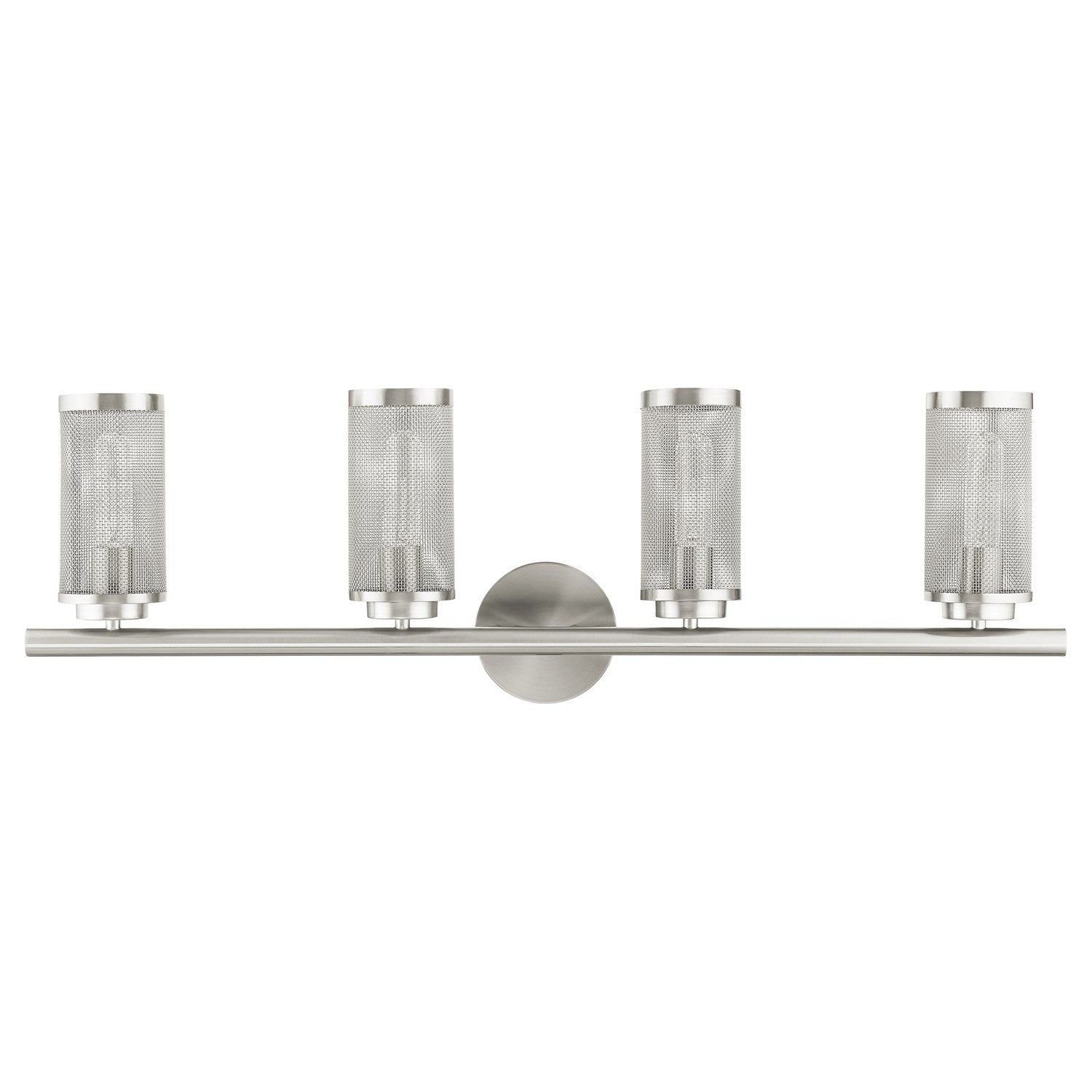 4 Light Brushed Nickel Bath Vanity