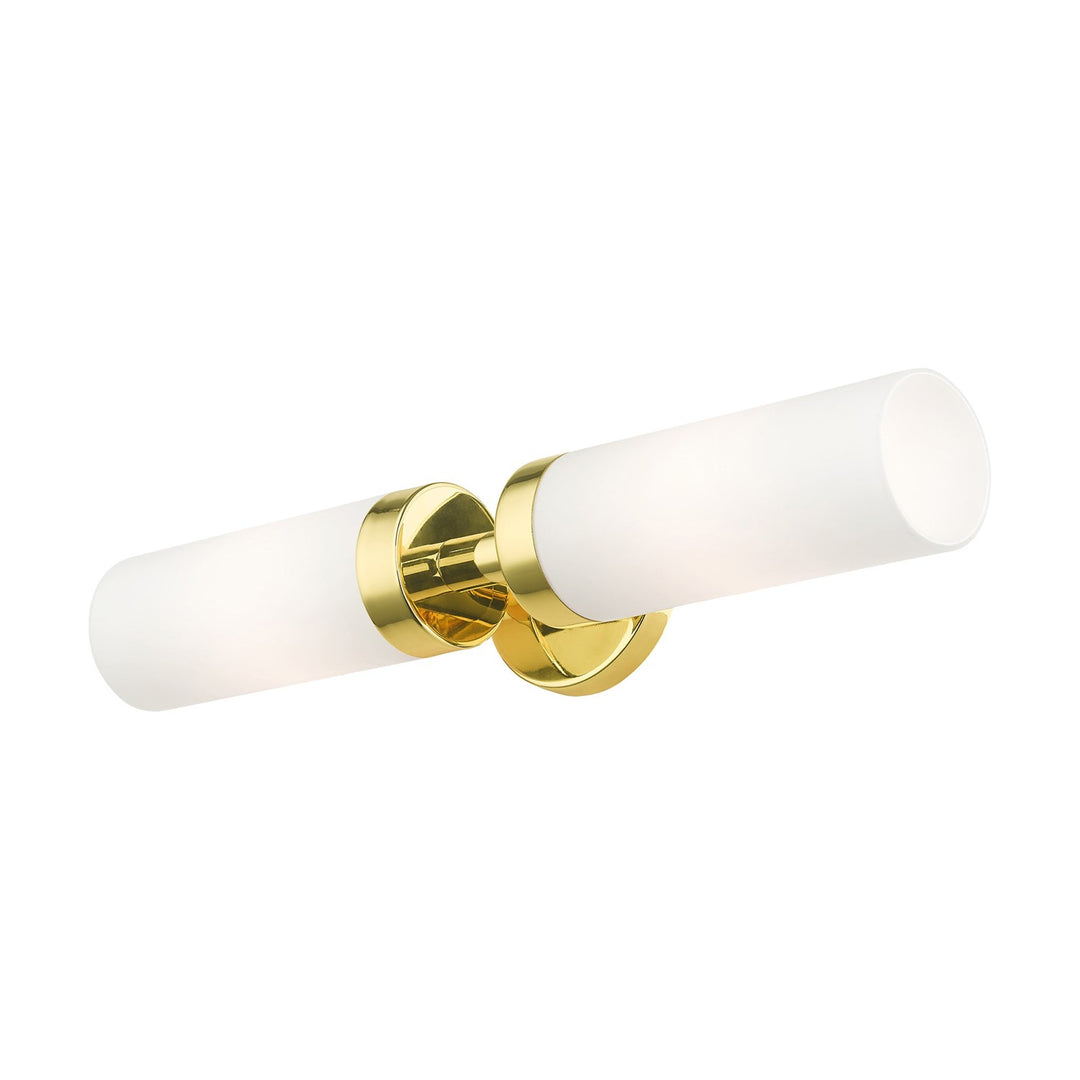 2 Light Polished Brass Ada Vanity Sconce
