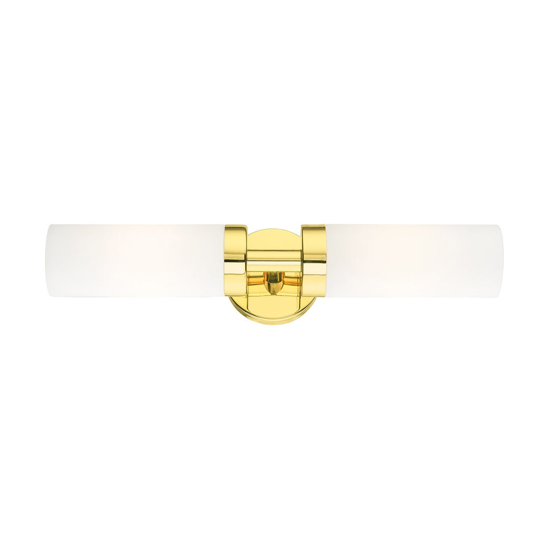 2 Light Polished Brass Ada Vanity Sconce