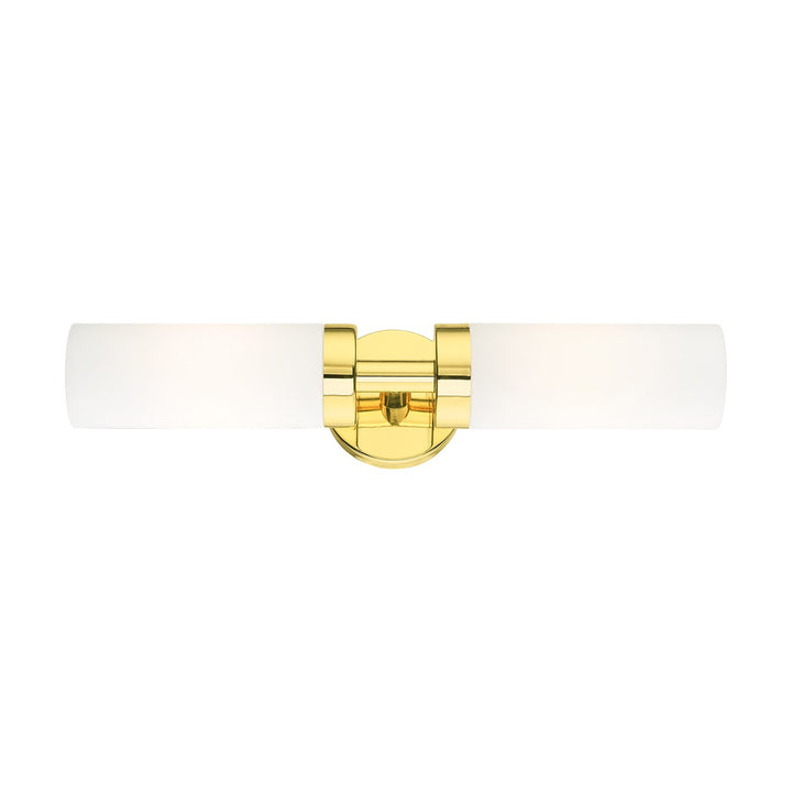 2 Light Polished Brass Ada Vanity Sconce