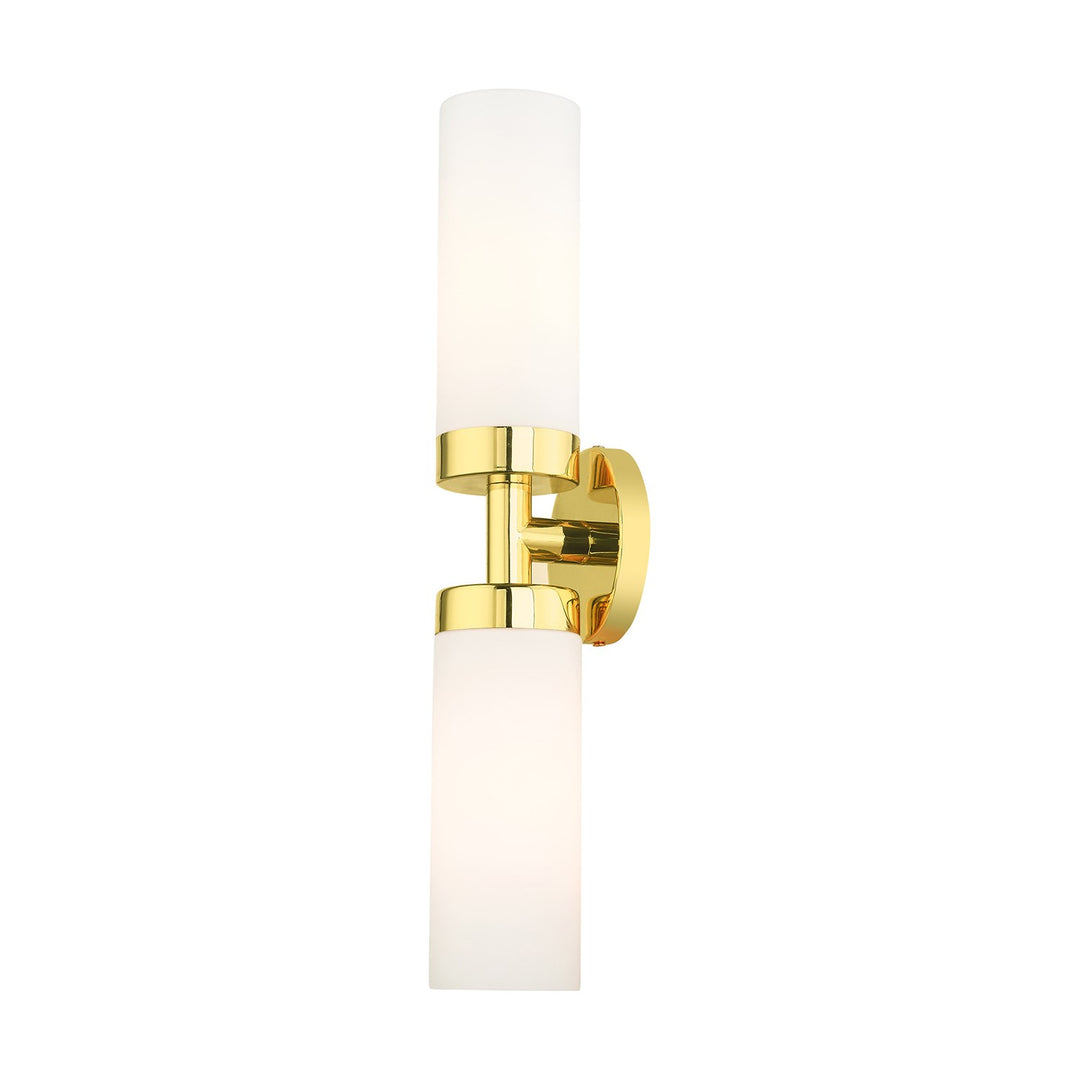 2 Light Polished Brass Ada Vanity Sconce