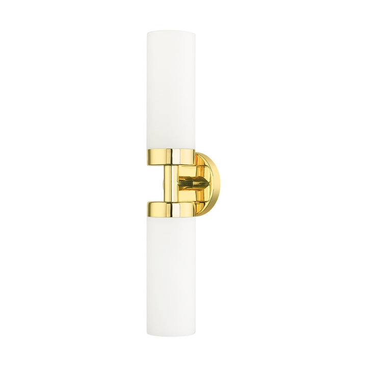 2 Light Polished Brass Ada Vanity Sconce