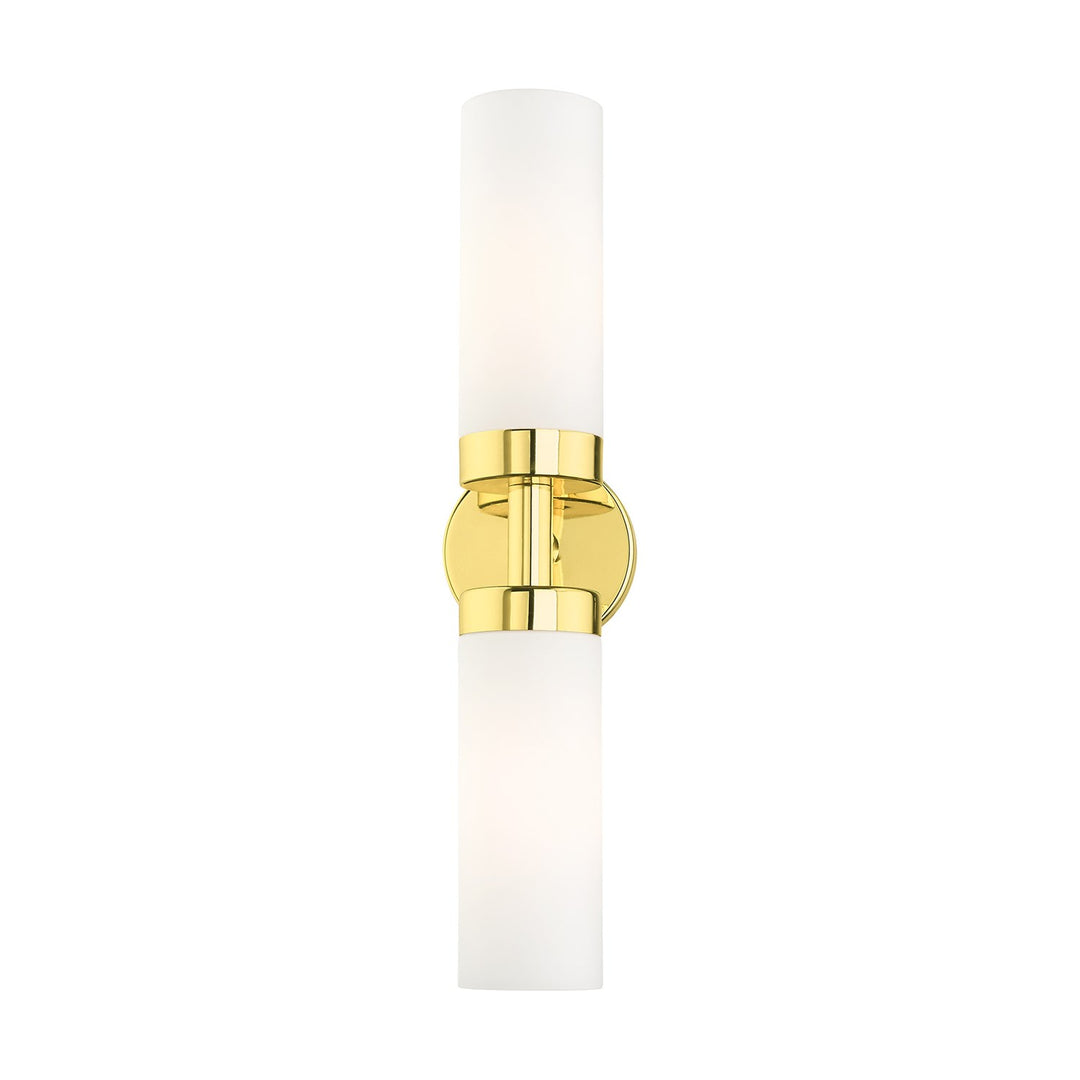 2 Light Polished Brass Ada Vanity Sconce