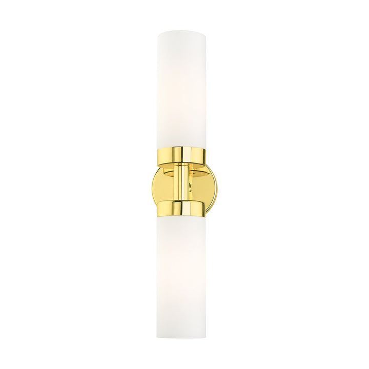 2 Light Polished Brass Ada Vanity Sconce