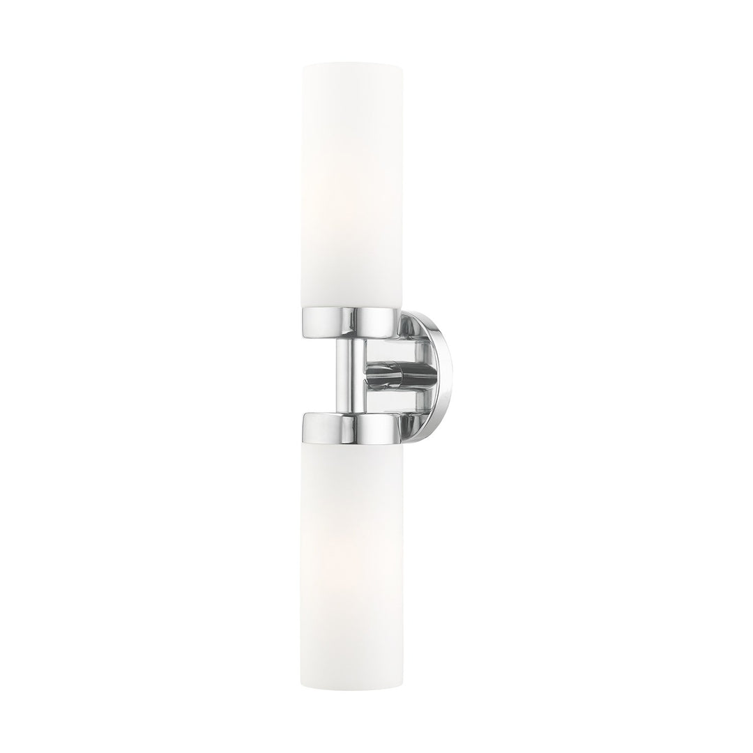 2 Light Polished Chrome Ada Vanity Sconce by Livex Lighting