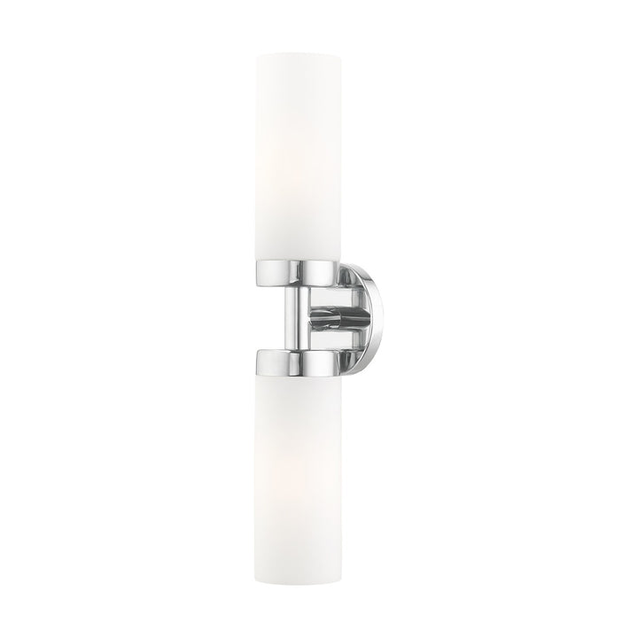 2 Light Polished Chrome Ada Vanity Sconce by Livex Lighting