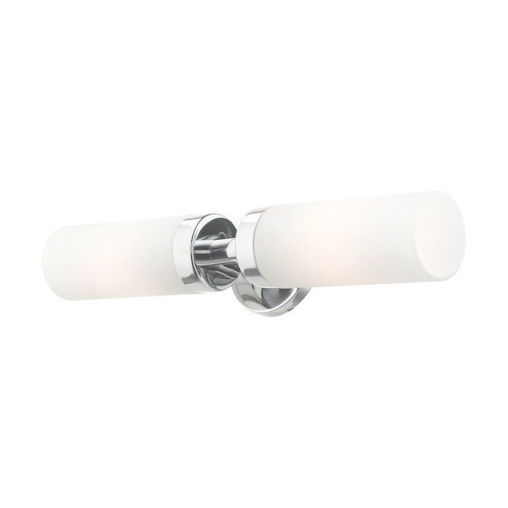2 Light Polished Chrome Ada Vanity Sconce