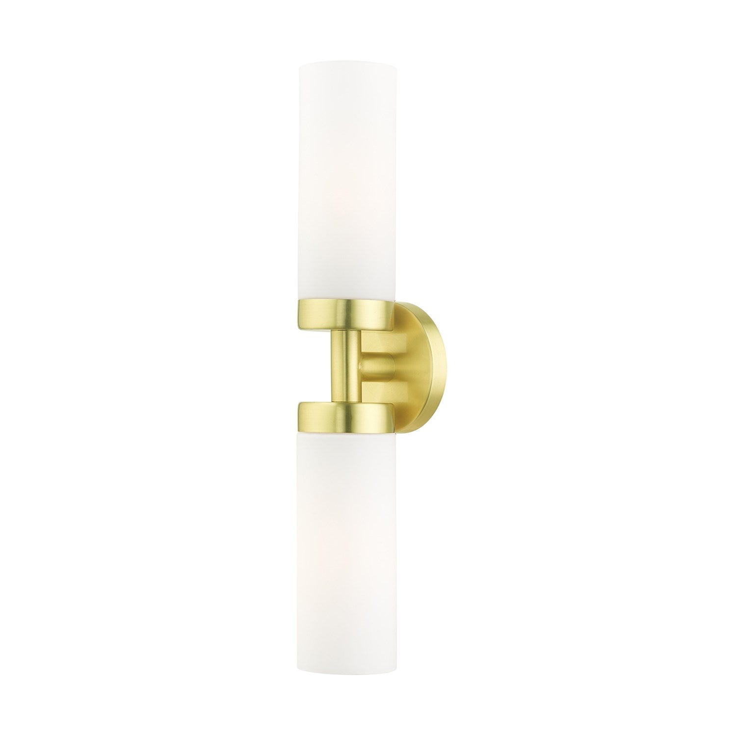 2 Light Satin Brass Ada Vanity Sconce by Livex Lighting