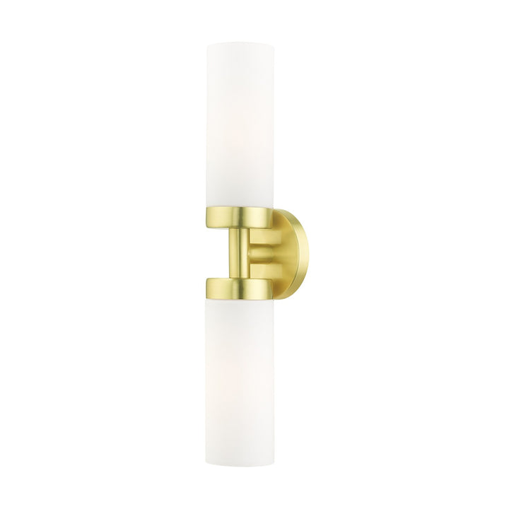 2 Light Satin Brass Ada Vanity Sconce by Livex Lighting