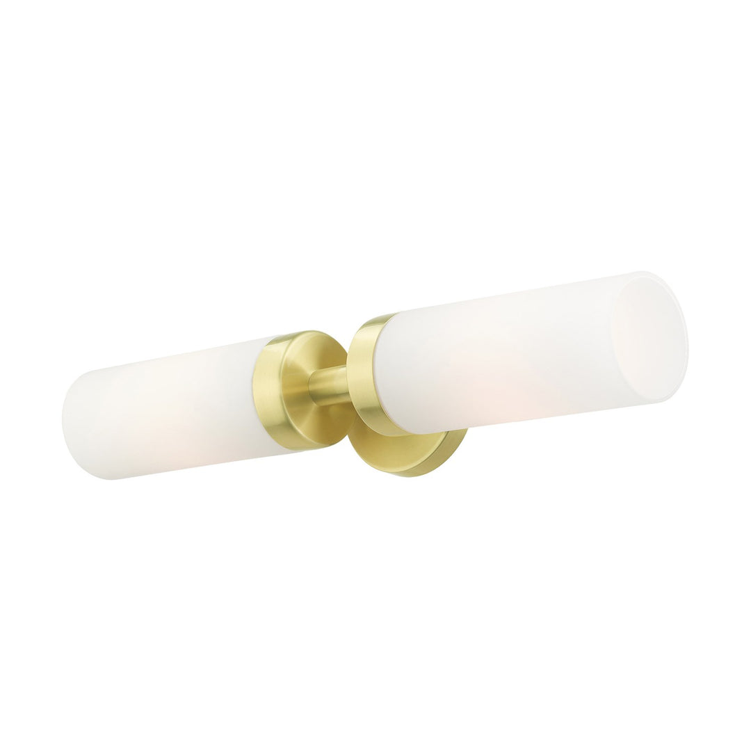 2 Light Satin Brass Ada Vanity Sconce