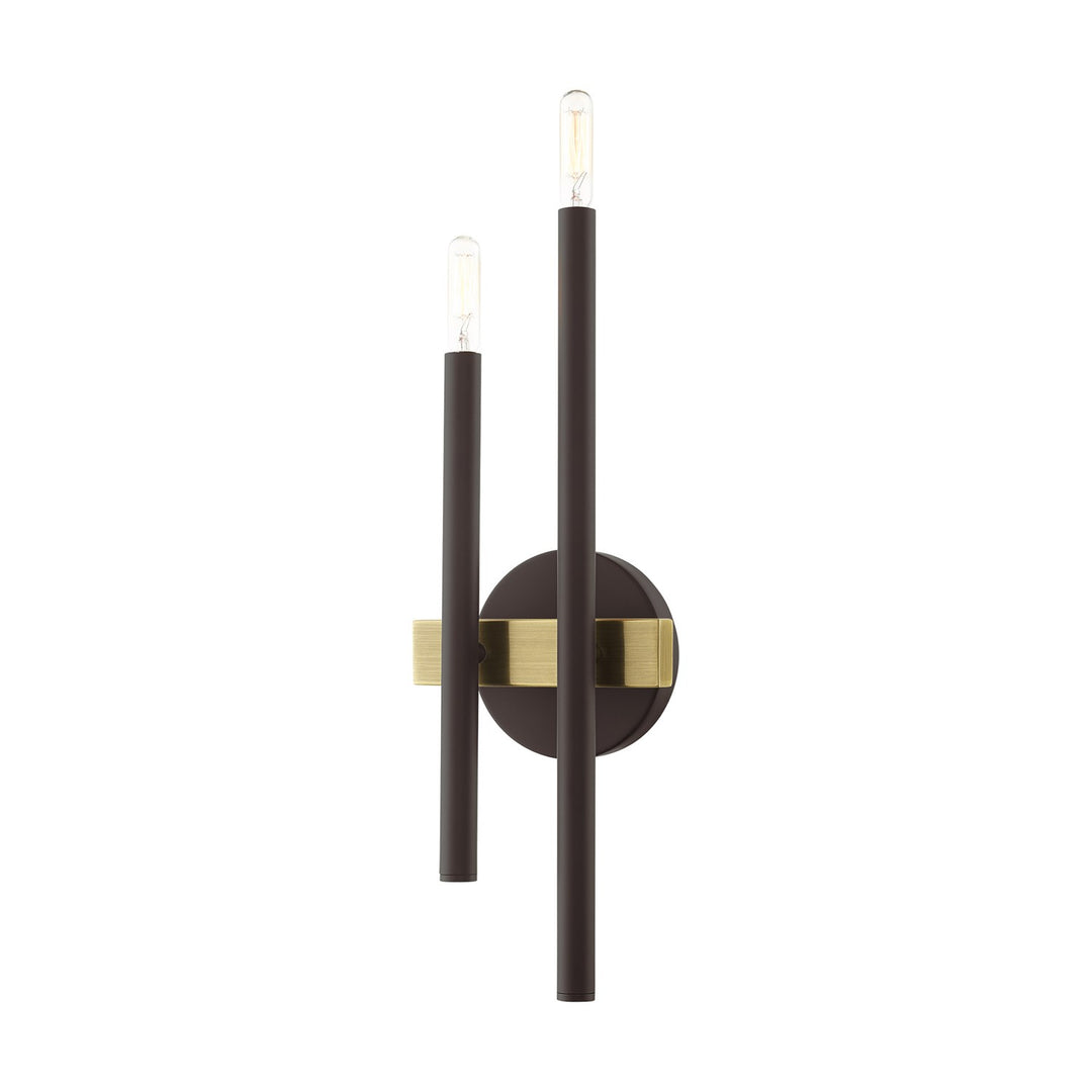 2 Light Bronze Wall Sconce by Livex Lighting