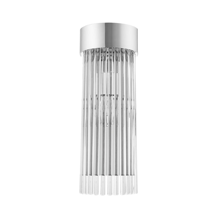 1 Light Polished Chrome Wall Sconce