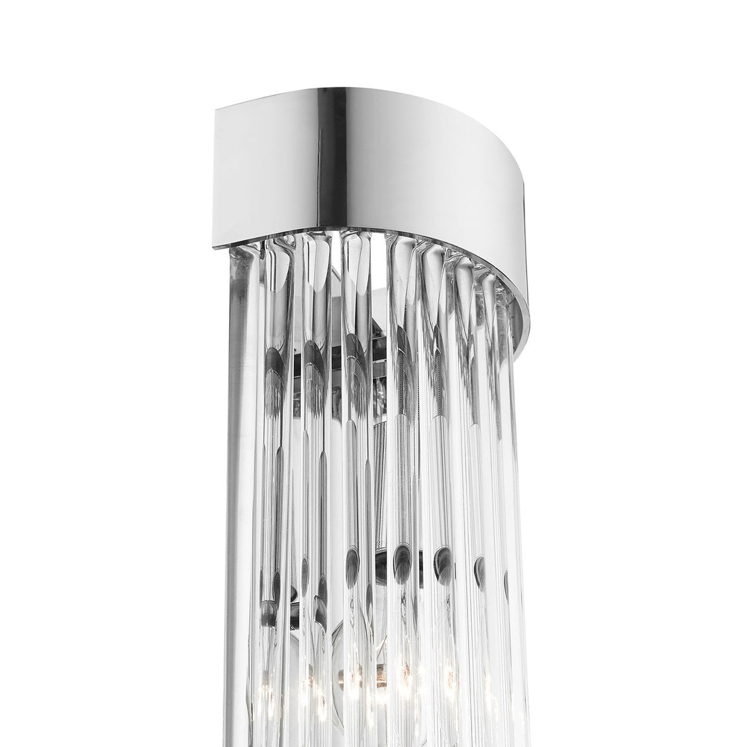 1 Light Polished Chrome Wall Sconce