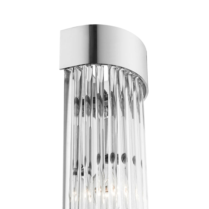 1 Light Polished Chrome Wall Sconce