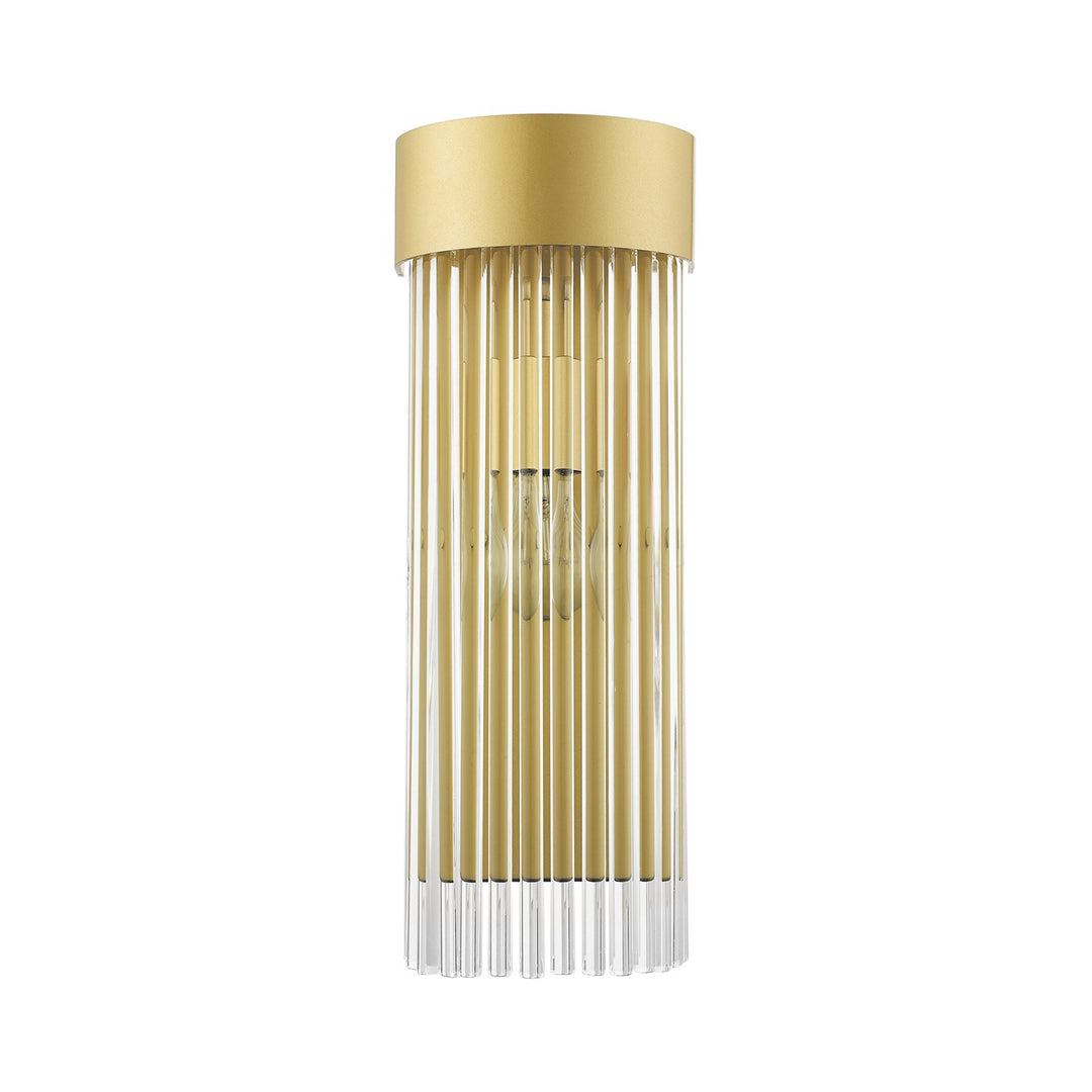 1 Light Soft Gold Wall Sconce