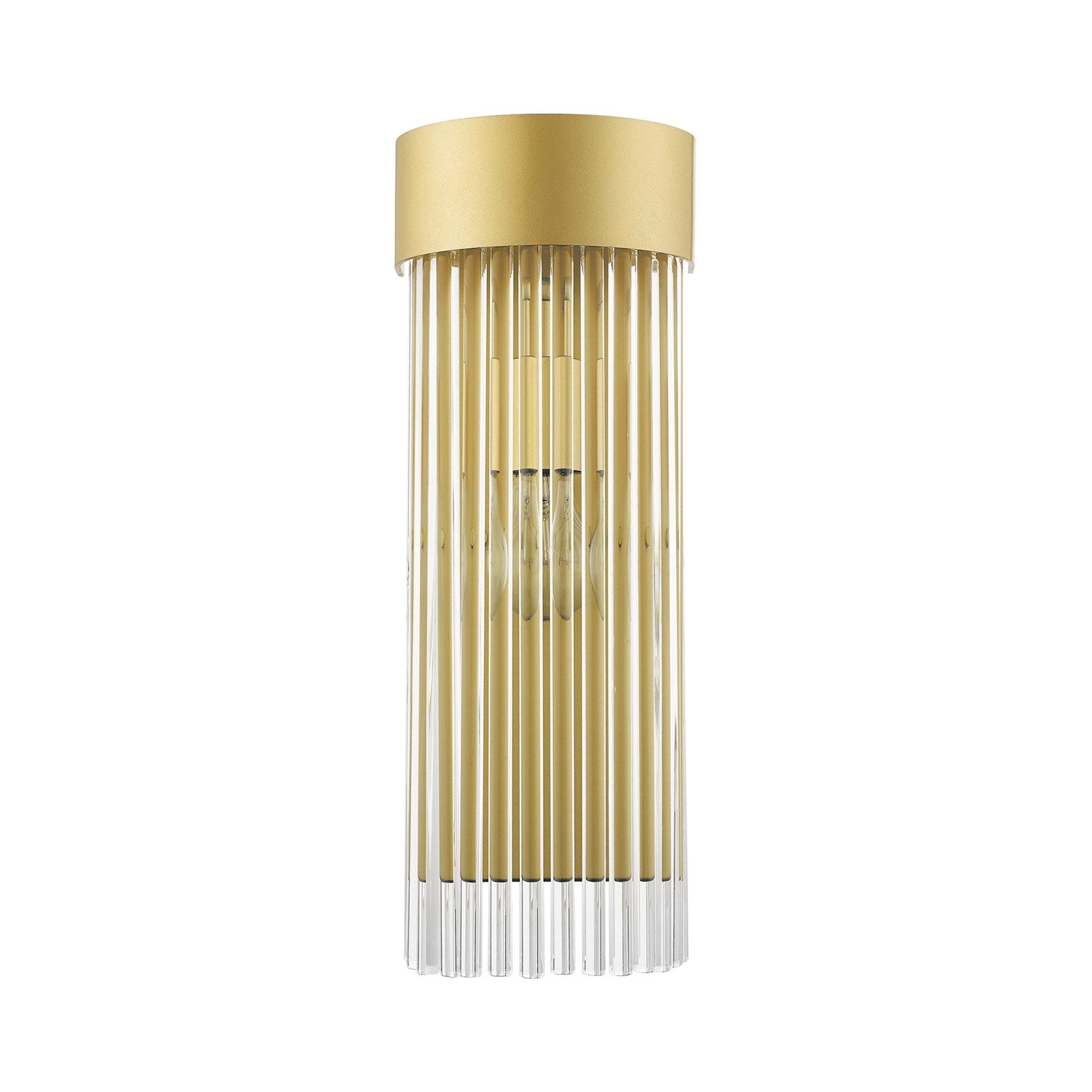 1 Light Soft Gold Wall Sconce