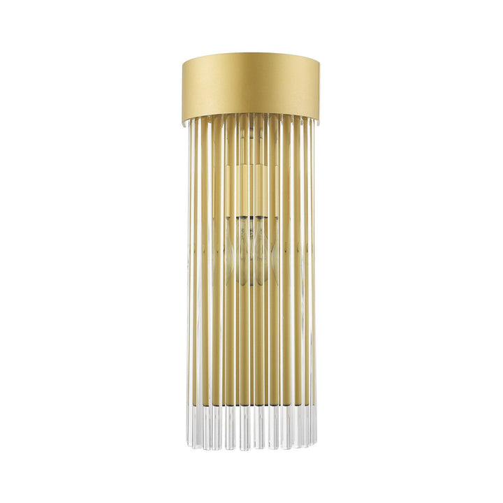 1 Light Soft Gold Wall Sconce