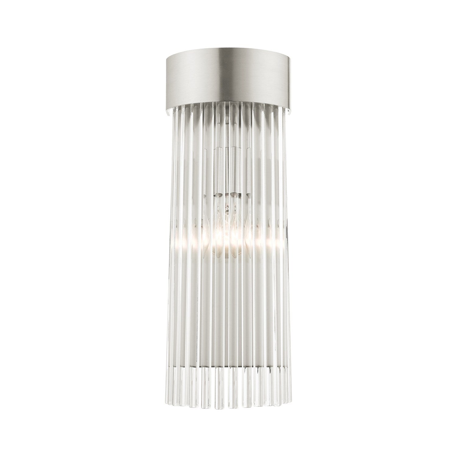 1 Light Brushed Nickel Wall Sconce by Livex Lighting