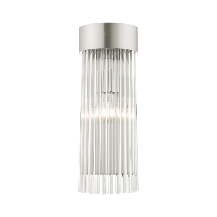 1 Light Brushed Nickel Wall Sconce by Livex Lighting