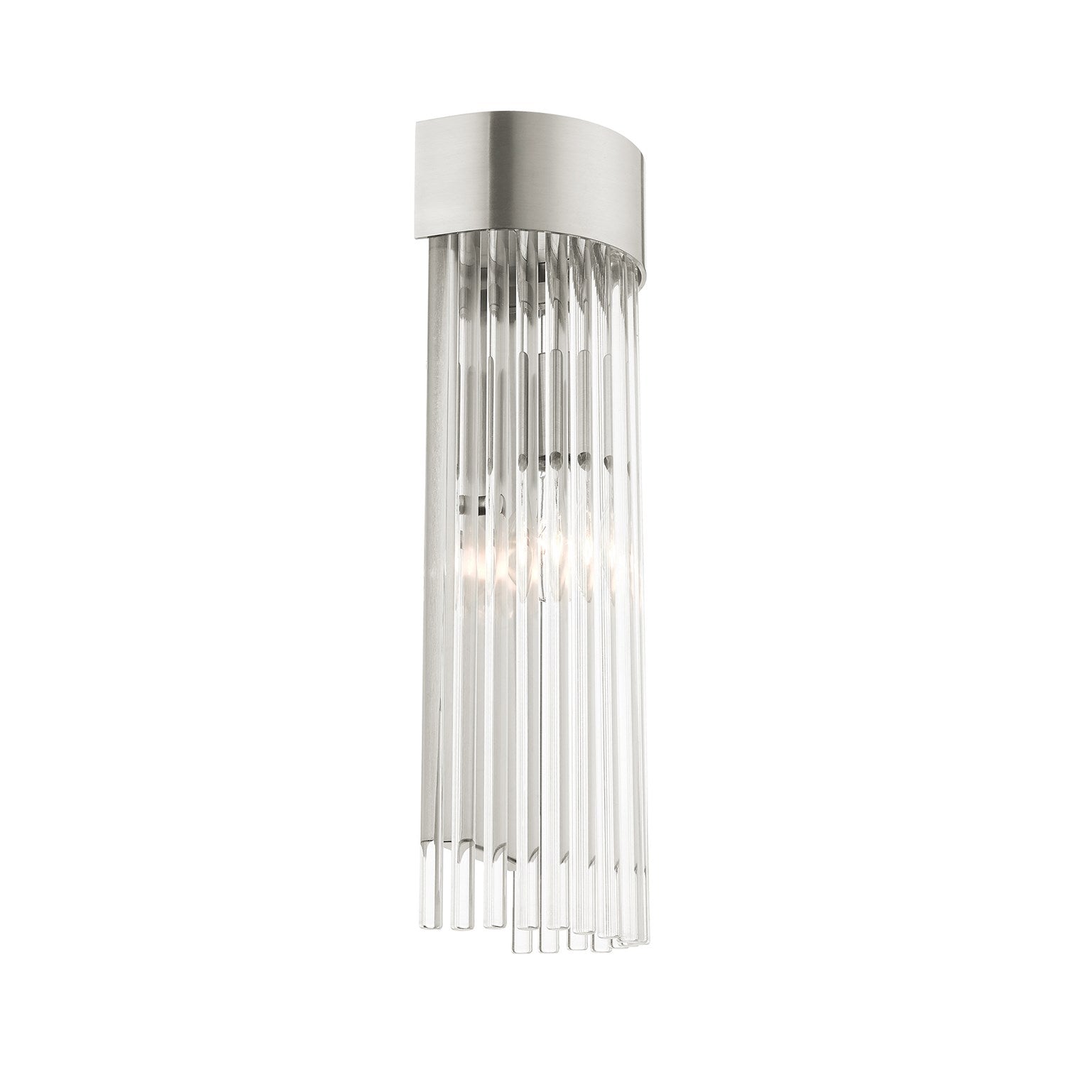 1 Light Brushed Nickel Wall Sconce
