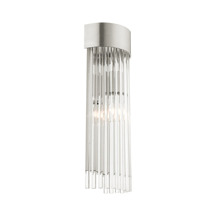 1 Light Brushed Nickel Wall Sconce