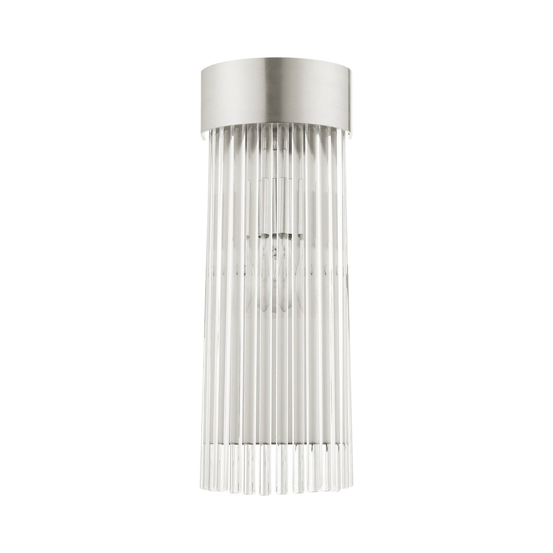 1 Light Brushed Nickel Wall Sconce