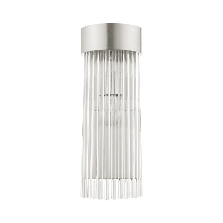 1 Light Brushed Nickel Wall Sconce