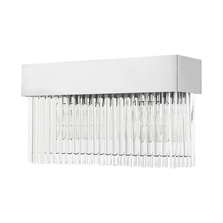 2 Light Polished Chrome Bath Vanity