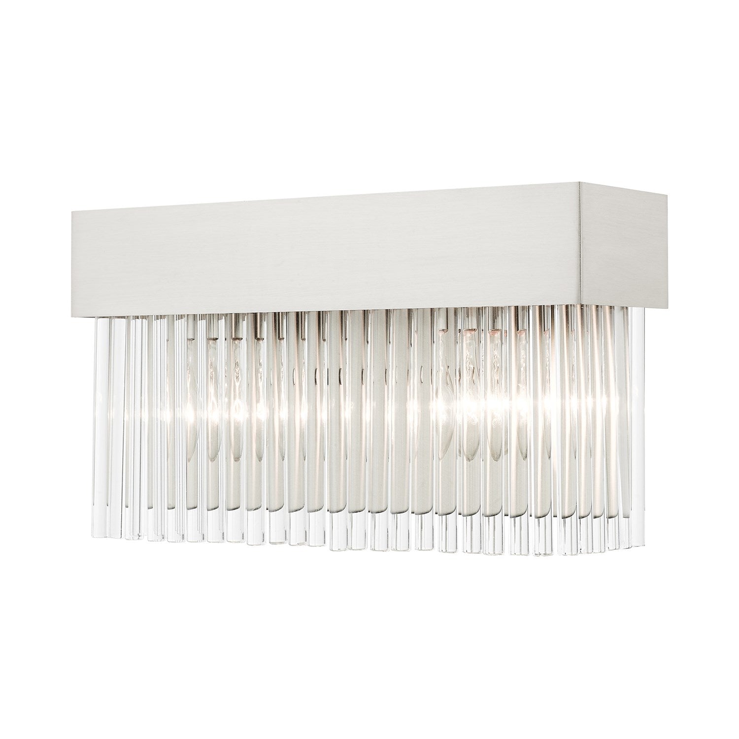 2 Light Brushed Nickel Bath Vanity by Livex Lighting
