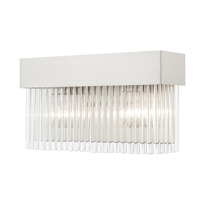 2 Light Brushed Nickel Bath Vanity by Livex Lighting