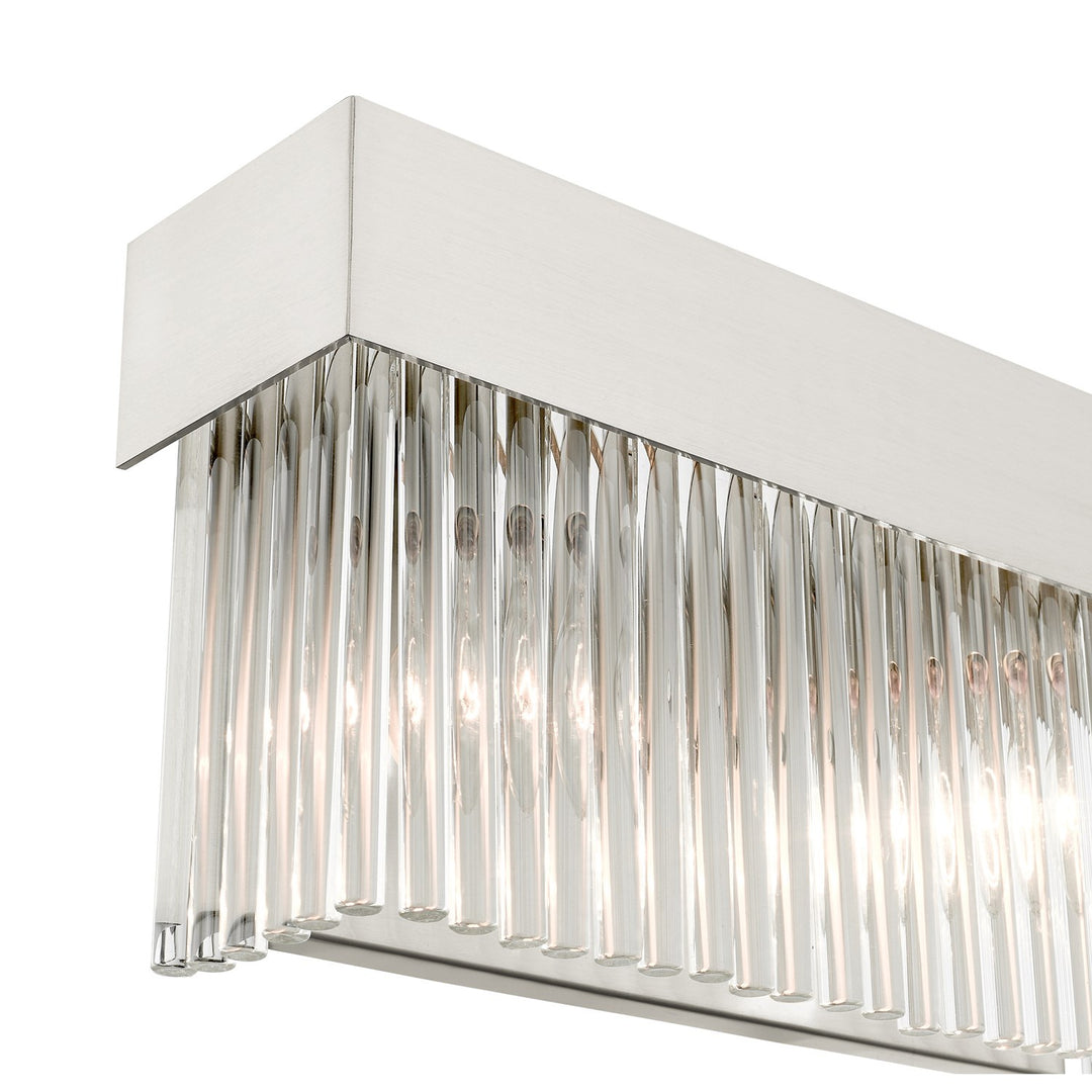 2 Light Brushed Nickel Bath Vanity