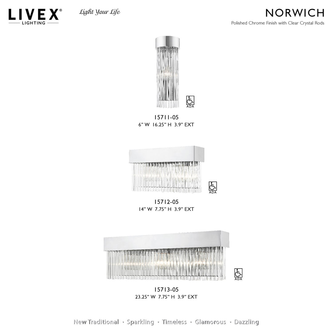 3 Light Polished Chrome Bath Vanity