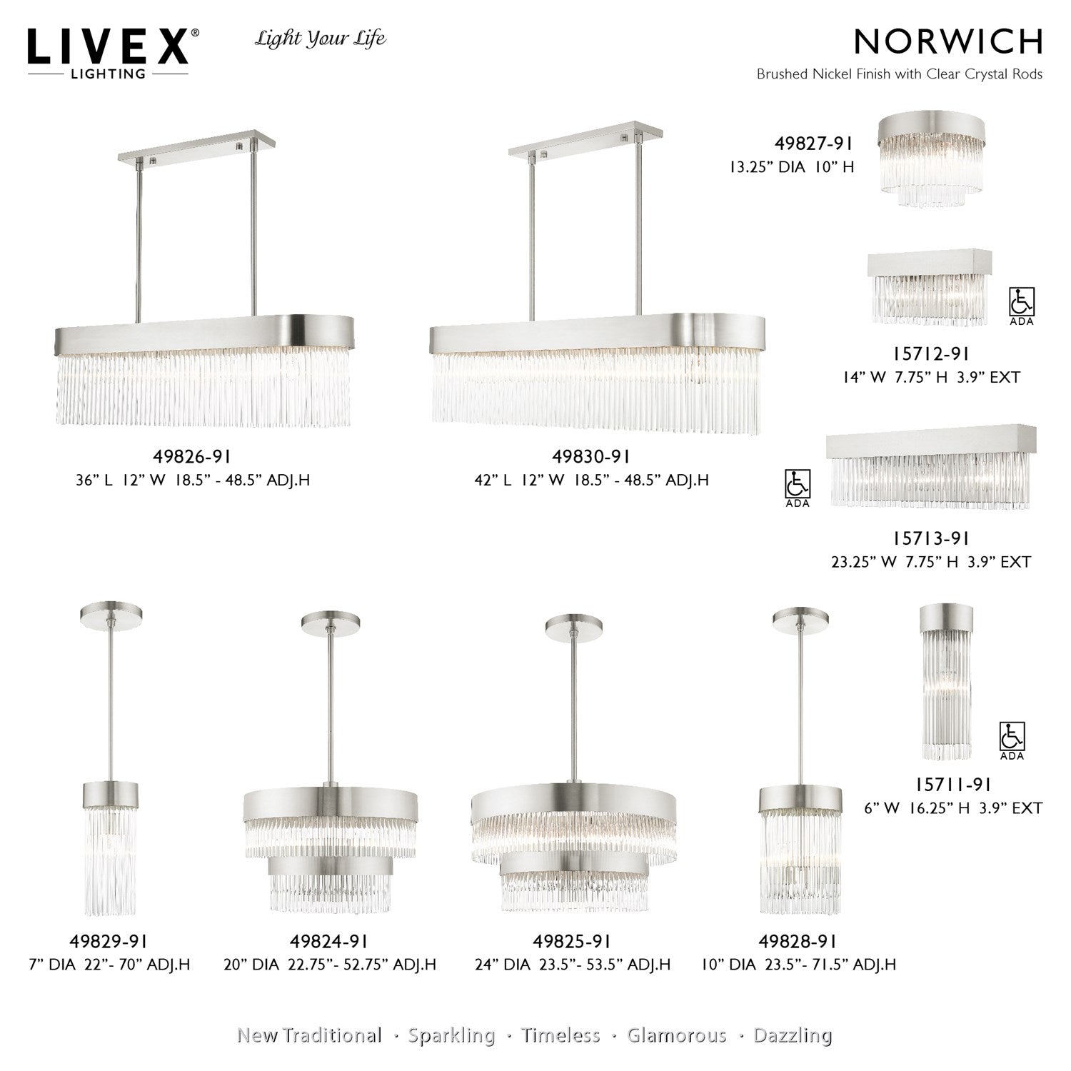 3 Light Brushed Nickel Bath Vanity