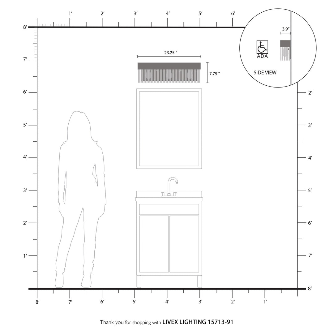 3 Light Brushed Nickel Bath Vanity