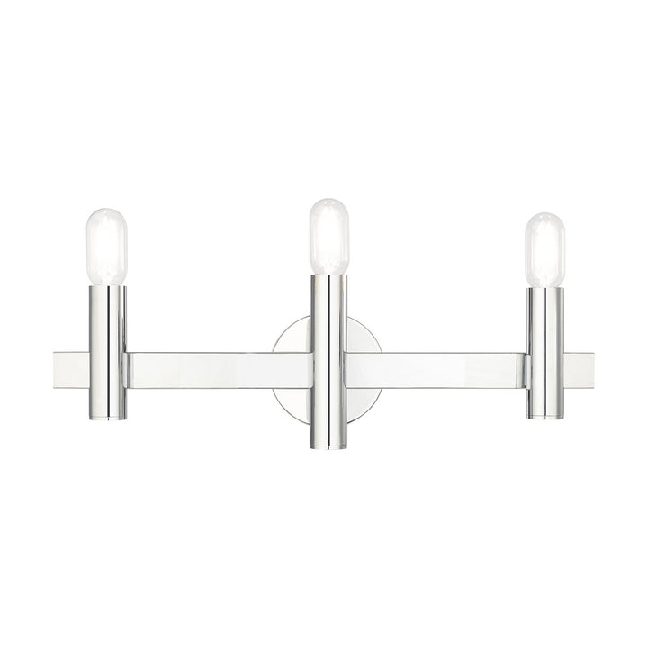 3 Light Polished Chrome Bath Vanity by Livex Lighting